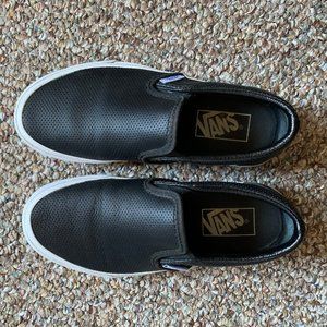 Vans Women Perf Leather Slip On 5.5